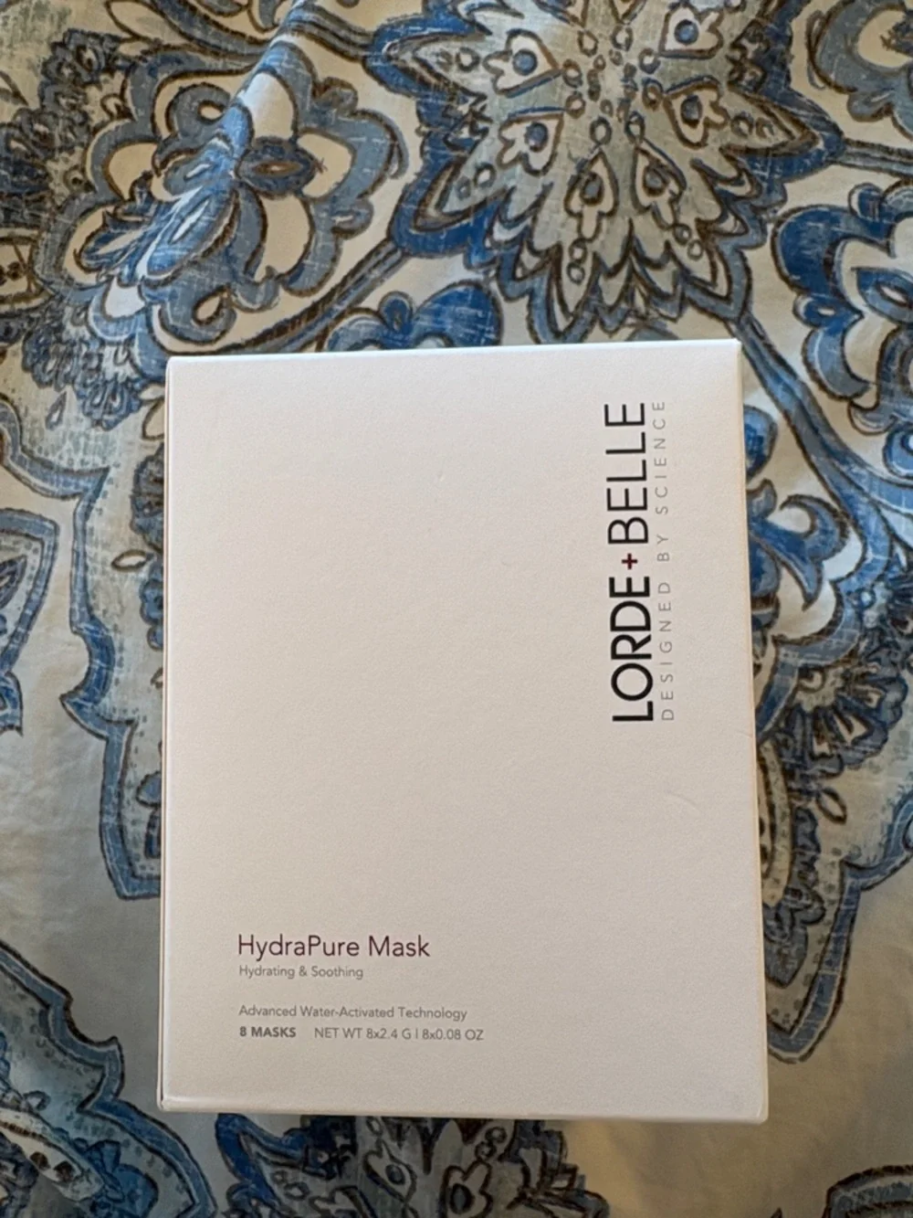 Lorde + Belle HydraPure Mask -Hydrating Face Masks (8 Pack)